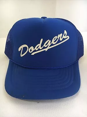 Los Angeles LA Dodgers Vintage Mesh Snapback Foam Hat Rope • $24.99