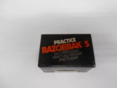 6 Vintage Razorbak 5 Practice Cartridges Broadheads New Archery Arrows Hunting • $2