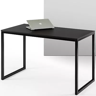 Modern 47  X 29  Home Office Computer Desk Writing Study Table Black Frame Desk • $82.37