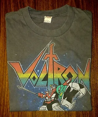 Vintage VOLTRON ~ Shirt Mens 2XL Gray ~Defender Of The Universe ~ Y2K Tee Comics • $13.50