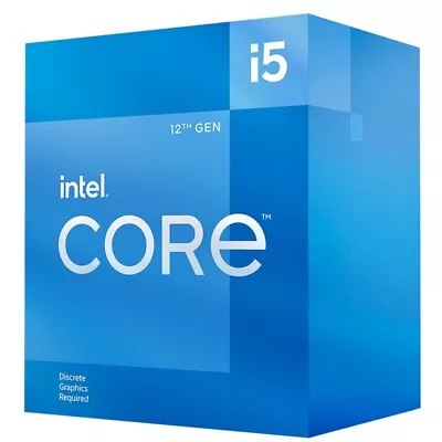 Intel Core I5 12400F Processor LGA 1700 2.5GHz/4.4GHz 6 Cores 12 Thread CPU • $298.12