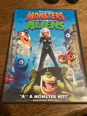 Monsters Vs. Aliens (DVD 2009)  CARTOON KIDS FAMILY FUN • $5