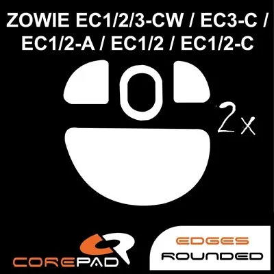 Corepad Skatez Zowie EC1-CW / EC2-CW / EC3-CW Replacement Mouse Feet Teflon • $12.99