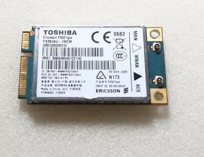 Toshiba Ericsson F5521gw 3G Wireless WWAN Card • £10