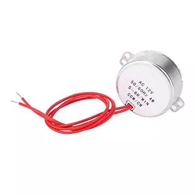 Synchronous Motor AC 12V 4W Reversible Synchronous Motor 5-6 RPM CCW/CW With ... • $17.93