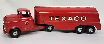 Large 1950's Buddy L Pressed Steel Texaco Truck & Tanker All Metal 24  Nice Cond • $96