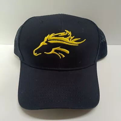 Mustang / Stallion / Horse Adjustable Port Authority Hat Cap Made In Bangladesh. • $12