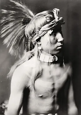 Native American Apache Indian Poster Edward Curtis Photo Print A4 • £4.50