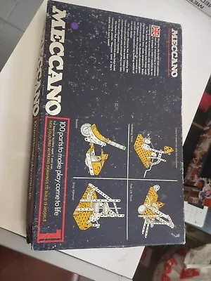 Vintage Meccano Mechanisms Set 1975100% Complete In Original Box With Manual • £10