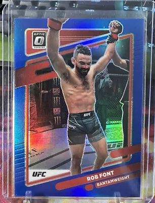 ROB FONT BLUE REFRACTOR HOLO #’d /99 2022 OPTIC UFC • $4.74