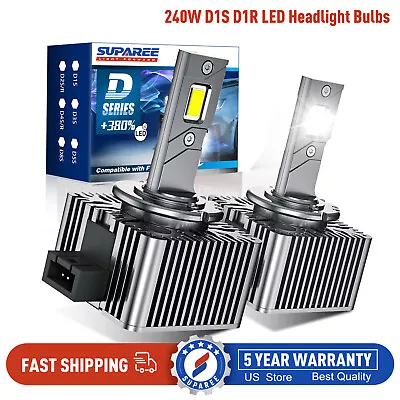 SUPAREE D1S D1R For BMW 2008-2010 650i 6500K White LED Headlight Bulbs 40000LM • $32.19