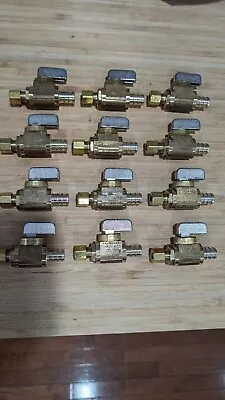 Lot Of (12) Brand New Dahl Mini Ball Valves # 521-PX3-30 • $99.95