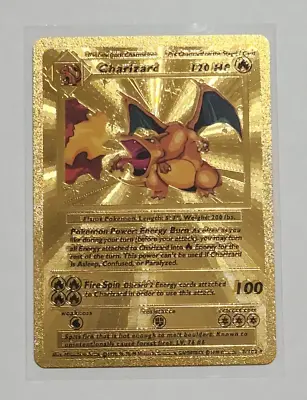 1999 Pokemon Charizard First Edition Fire Spin Gold Card #4/102 • $24.99