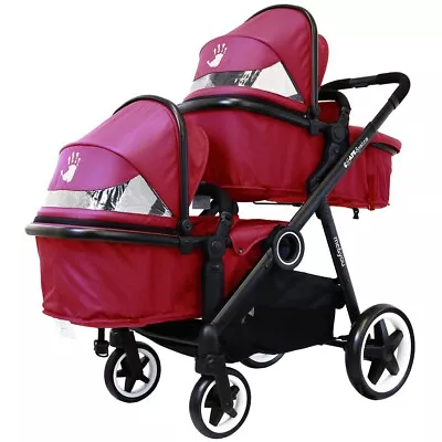 Twin Baby Toddler 3in1 Me&You Tandem Double Pram System New +Raincovers By Isafe • £419.95