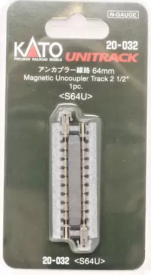 N Scale Kato Unitrack 20-032 2 1/2  64mm Magnetic Uncoupler Track S64U 1pc • $7.50