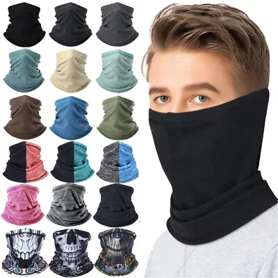 Winter Neck Warmer Gaiter Windproof Fleece Ski Face Mask Scarf For Cold Weather • $3.99