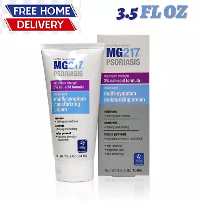 MG217 Medicated Psoriasis Cream 3% Salicylic Acid Fragrance-Free 3.5 Fl Oz • $13.62