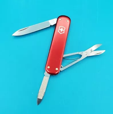 Victorinox Money Clip With Red Alox Smooth Scales! • $38.22