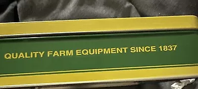 John Deere Photo Box Tin. Green /Yellow   QUALITY FARM EQUIPMENT SINCE 1837 • $10