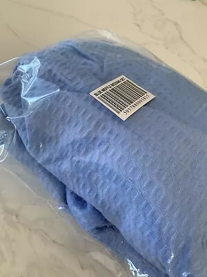 £12.99 • Buy NEW Blue Waffle Fabric Replacement Moses Baby Basket Bedding Dressing Set