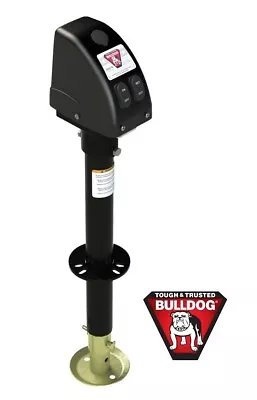 Bulldog A-Frame Powered Drive Trailer Jack 3500 Lbs - 14  Lift Drop Leg - Black • $342.02