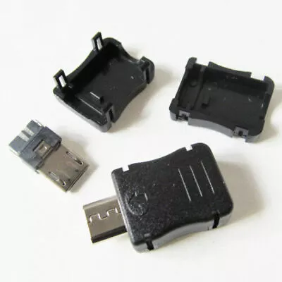 5 Sets USB Male Plug Connector Micro 5pin With Cover • $3.44