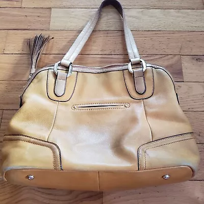 B Makowski Tan Leather Purse Handbag  • $4