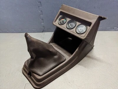 $149.99 • Buy 1985-1989 VW Cabriolet Jetta BROWN Center MANUAL Shift Trim Bezel W/ Gauges