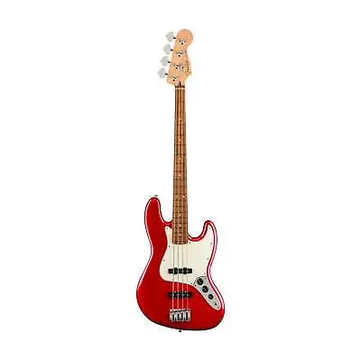 Fender Player Jazz Bass Electric Guitar Pau Ferro FB Candy Apple Red • $1445