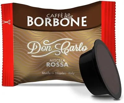 Caffè Borbone Coffee Don Carlo Red Blend - 100 Capsules For LAVAZZA A MODO MIO • £19.65