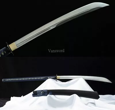 Traditional 50  T10 Carbon Steel Nagamaki Japanese Samurai  Sword For Practice • $401.50