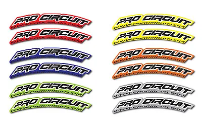 Pro Circuit Factory Front Fender Decal Graphics Stickers Sx Mx 125/250/350/450 • $14.95
