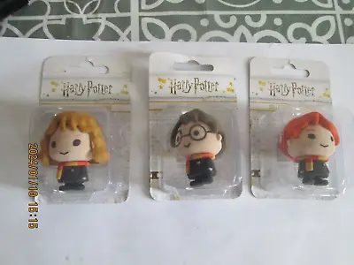 Three Harry Potter Collectable 3D Erasers Mint & Sealed In Original Packaging • £3.99