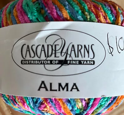 Cascade Yarns ALMA Yarn Jewel Tones Cotton/viscose Made In Italy • $5