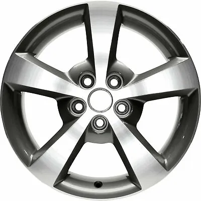 New 17  X 7  Polished Charcoal Alloy Wheel Rim 2008-2012 For Chevrolet Malibu • $169.99