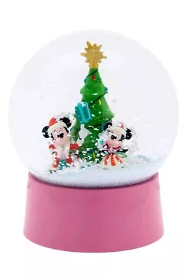 Disney Parks 2023 Santa Mickey And Minnie Mouse Holiday Snowglobe New • $39.90