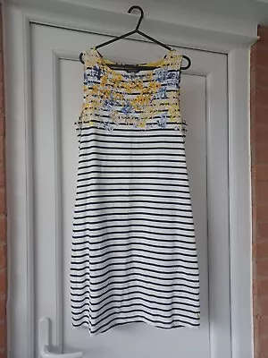 Joules Summer Dress Size 12 Striped Vgc  • £2.99