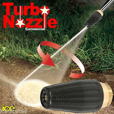 £54.99 • Buy Industrial Commercial Pressure Washer Spinning Rotating Dirtblaster Nozzle 1/4 F