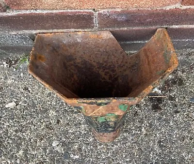Vintage Salvaged Vintage Cast Iron Rain Water Hopper/Planter  • £20