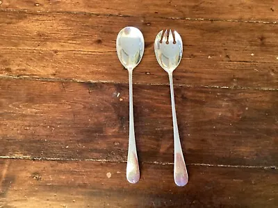 Vintage James Dixon & Sons Silver Plate Medium Sized Salad Servers. (1) • $9.95