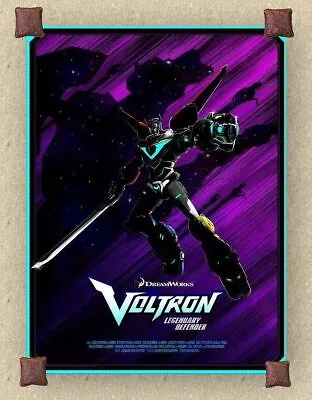 Voltron: Legendary Defender Limited Giclee Print Art Poster #35 18x24 • $79