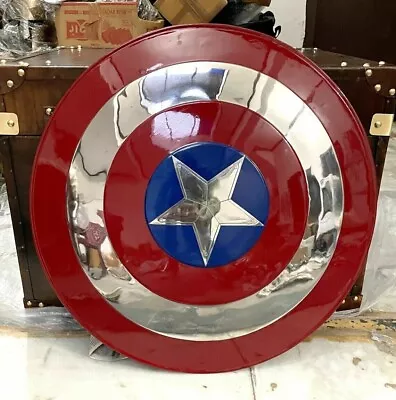 Medieval Captain America Shield-Metal Prop Replica Marvel Captain America Steve • £114.94