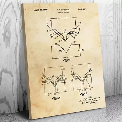 Sheet Metal Bending Patent Canvas Print Metal Working Industrial Decor • $49.95