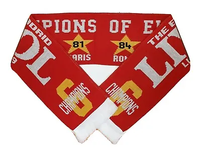 Liverpool Football Scarf - European Cup & Champions League Winners Memorabilia • £5.99