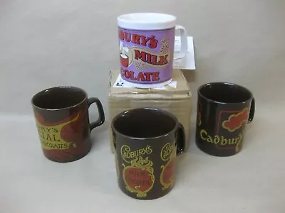 £25.99 • Buy 4 Vintage Cadburys Mugs ~ Dairy Milk Anniversary / Special Assorted Chocolates