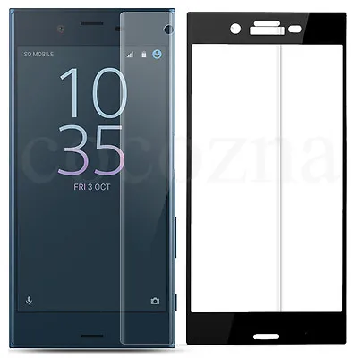 3D Full Cover Screen Protector Tempered Glass For Sony Xperia XZ XZ1 XZ2 XA1 XA2 • $6.10