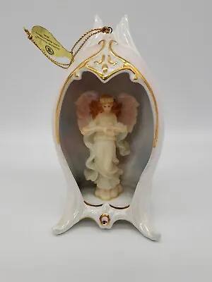 Vintage Angel Ornament Seraphim Classics Melody Heaven's Song 5 Inch 2002 • $15.30