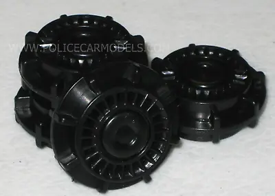 1/18 Police Style Blackout Wheels For Motormax Ford Crown Victoria CH-1905B • $2
