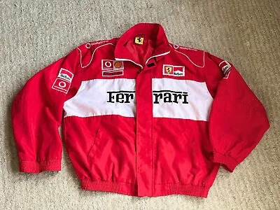 Vintage 90’s Michael Schumacher Marlboro Ferrari Formula 1 Racing Jacket 2XL • $229
