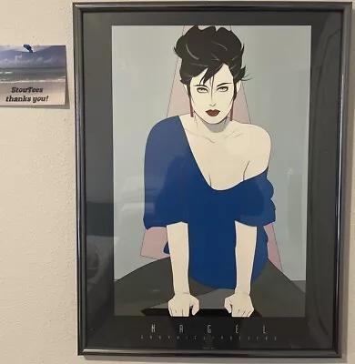 Original Vintage Patrick Nagel Poster Print Artwork Modern Home Decor 1990 Rare • $83